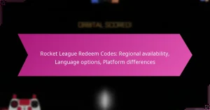 Read more about the article Rocket League Redeem Codes: Regional availability, Language options, Platform differences