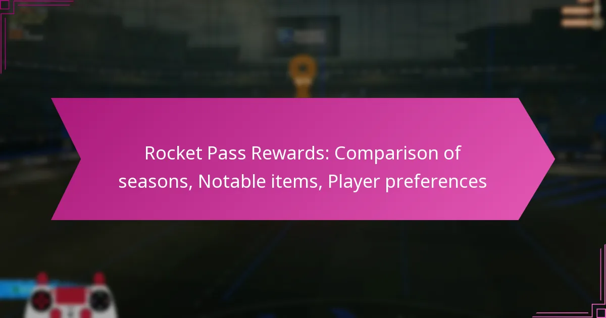 You are currently viewing Rocket Pass Rewards: Comparison of seasons, Notable items, Player preferences