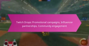 Read more about the article Twitch Drops: Promotional campaigns, Influencer partnerships, Community engagement