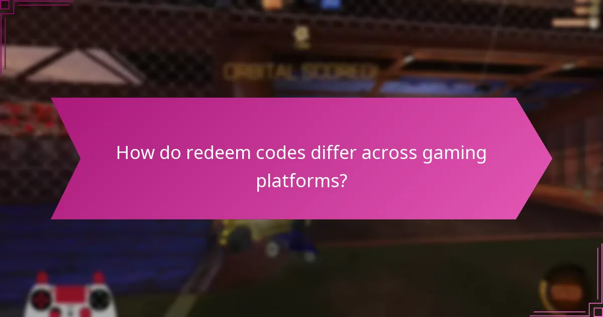 Which regions have specific redeem codes for Rocket League?